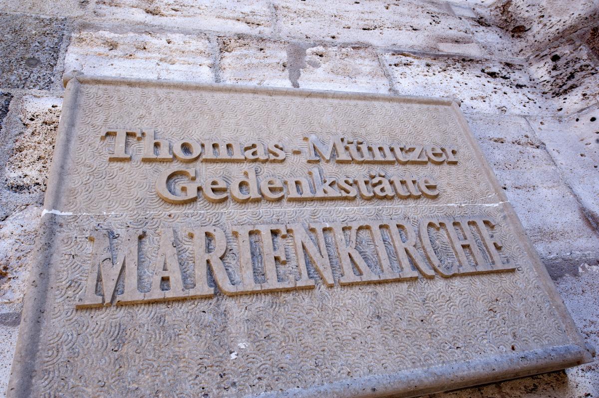 Müntzer-Gedenktafel Müntzer-Gedenktafel